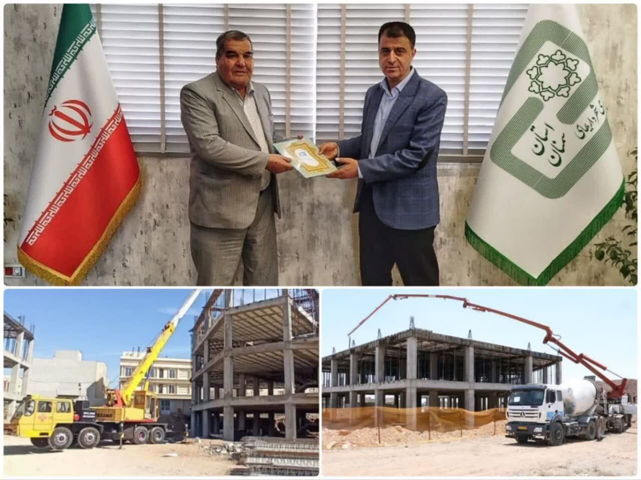 انعقاد قرارداد مشارکت و سرمایه گذاری در پروژه مسکونی ۶۲ واحدی کوهستان سمنان