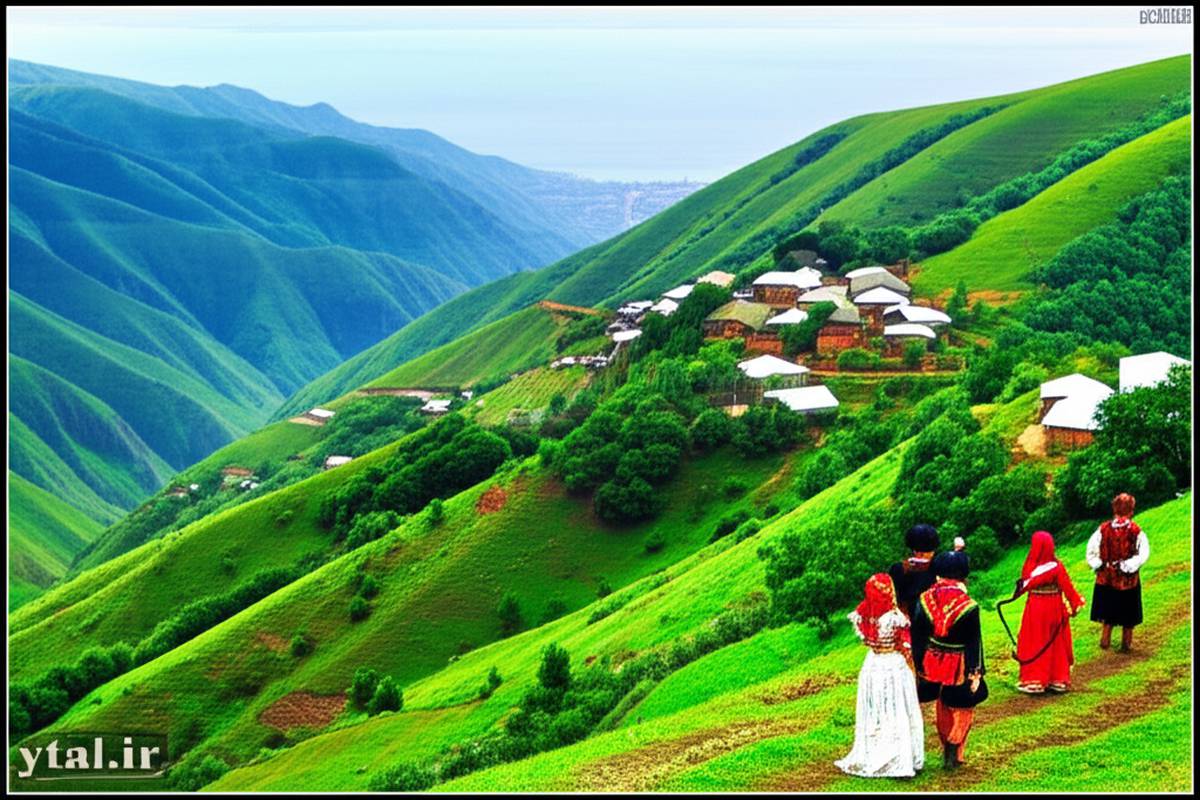 کوه های تالش، نمایانگر تنوع فرهنگ و طبیعت ایران