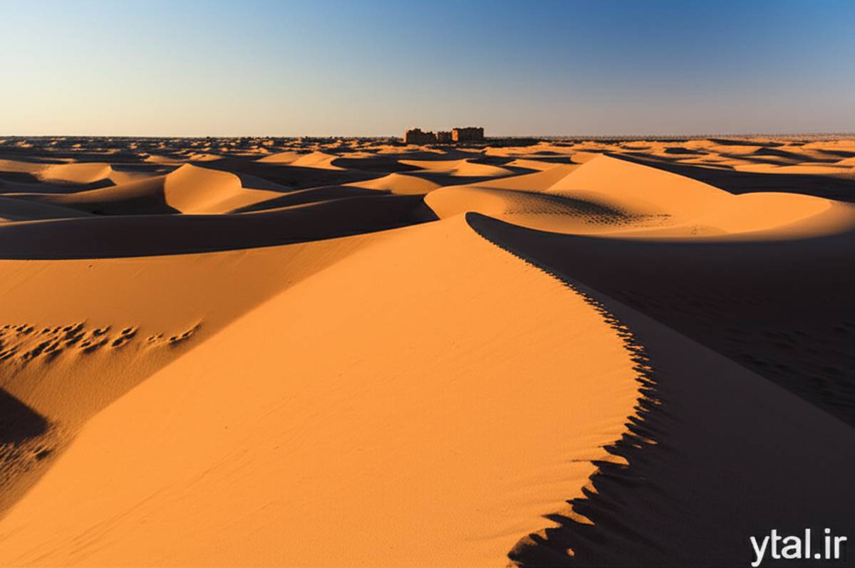 کویر ابوزید آباد در کاشان