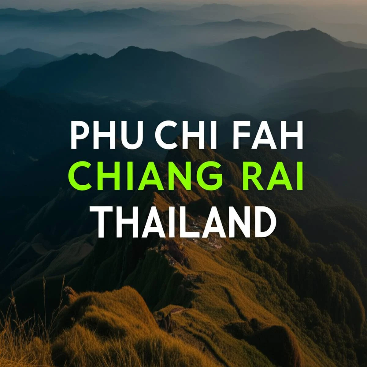 کوه فو چی فاه چیانگ رای تایلند Phu Chi Fah