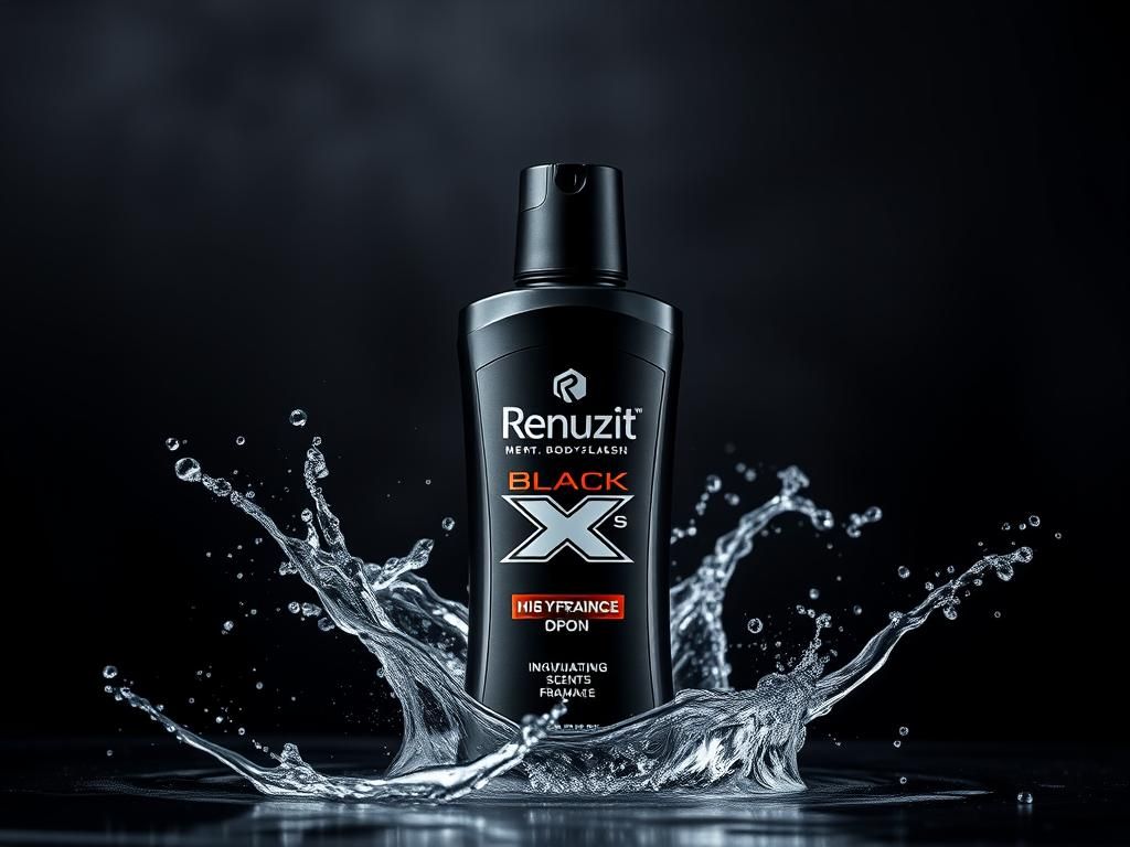 بادی اسپلش مردانه رینوزیت Black Xs | خرید و رایحه ماندگار