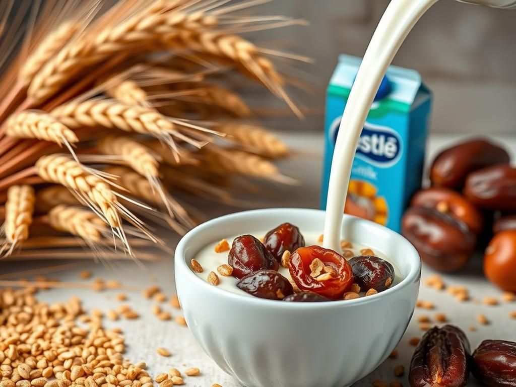 نقد و بررسی کامل سرلاک گندم و خرما به همراه شیر نستله